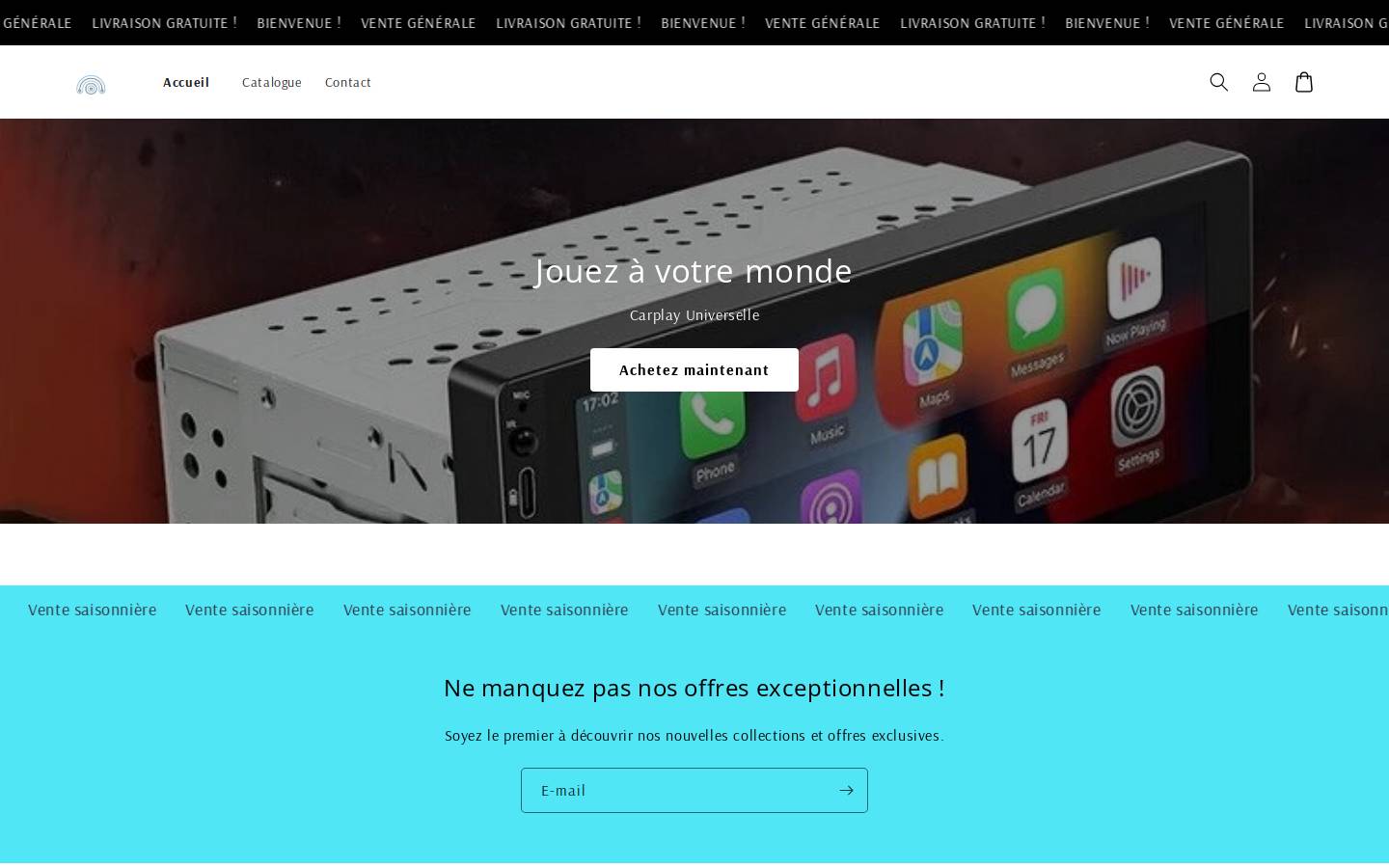 myfrenchcarplay.com homepage screenshot