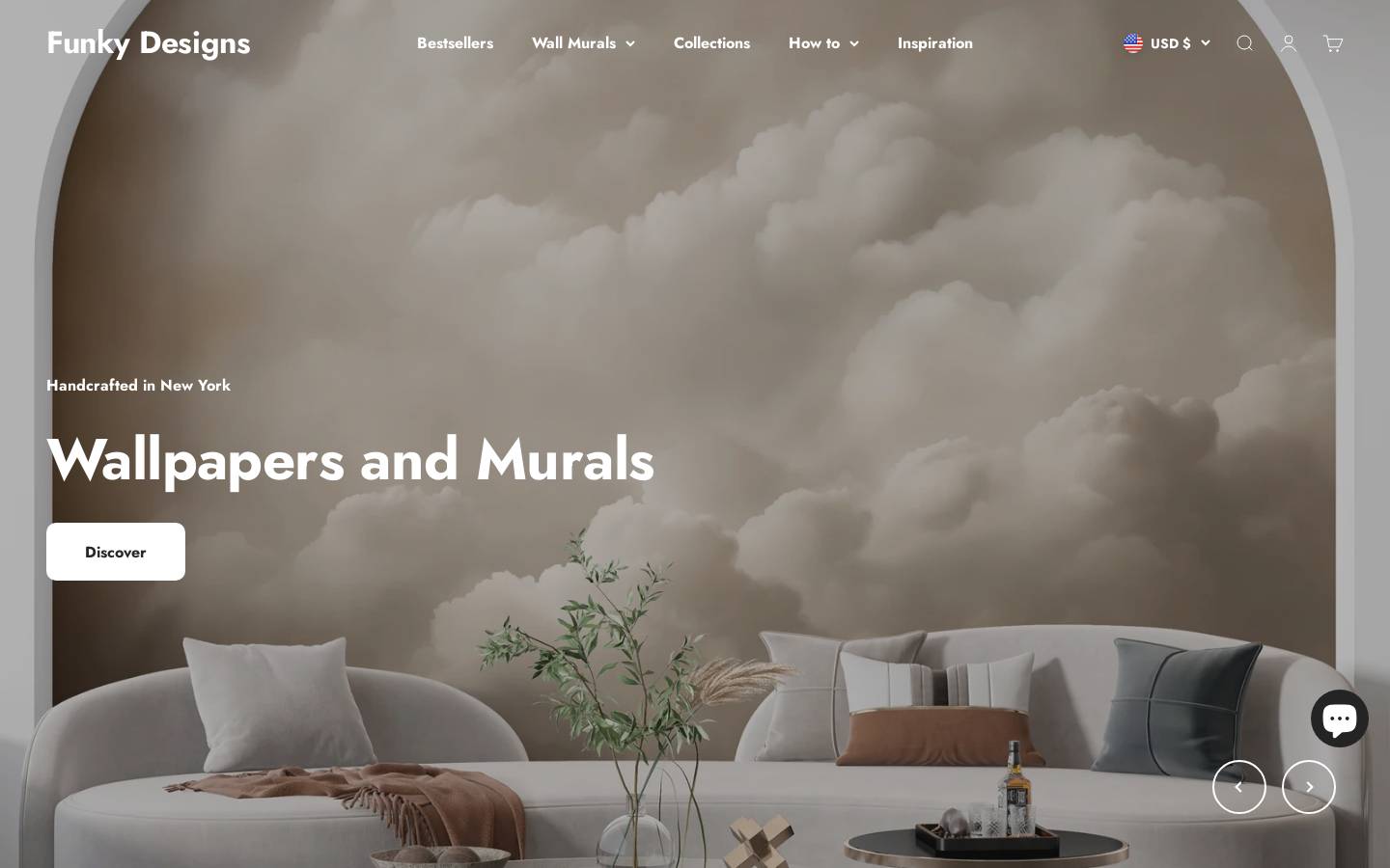 myfunkydesigns.com homepage screenshot