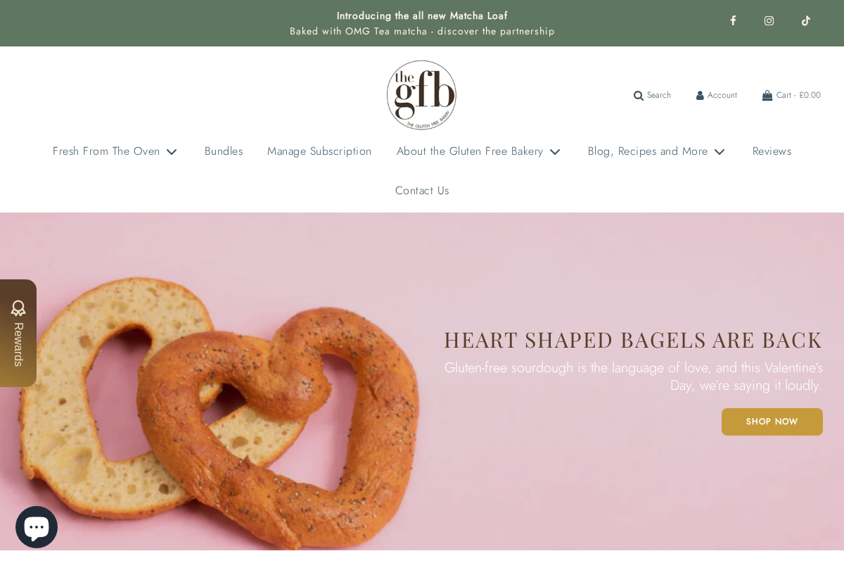 mygfbakery.com homepage screenshot