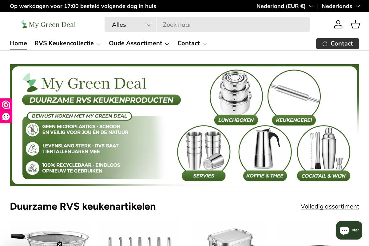 mygreendeal.eu homepage screenshot