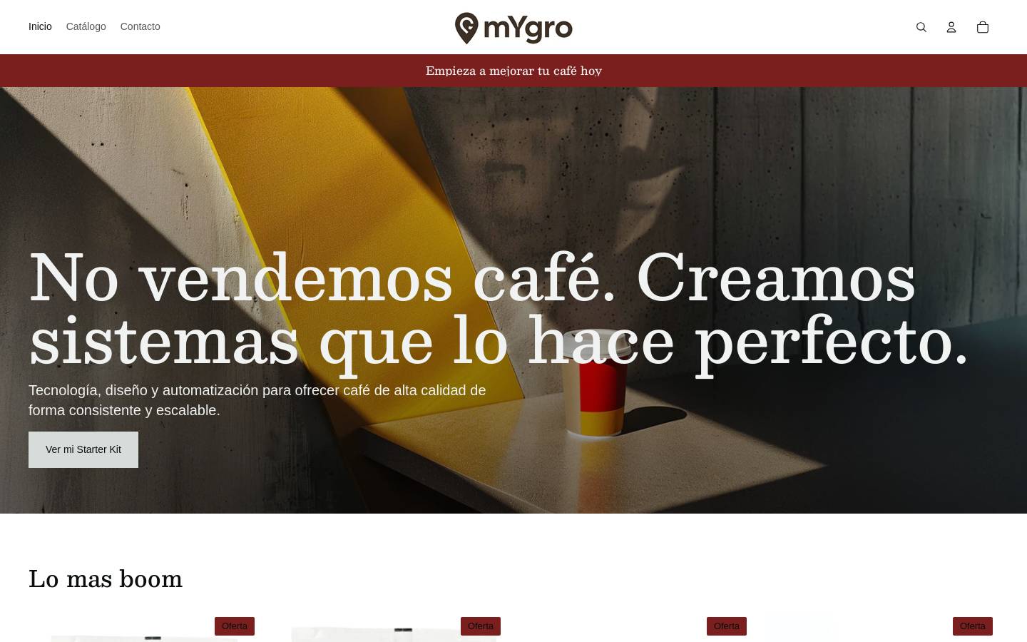 mygro.cl homepage screenshot