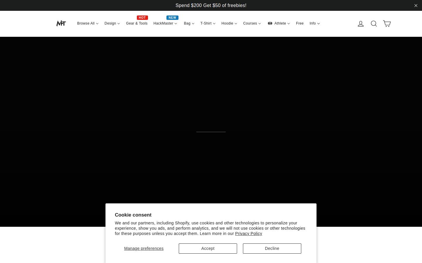 myhackertech.com homepage screenshot