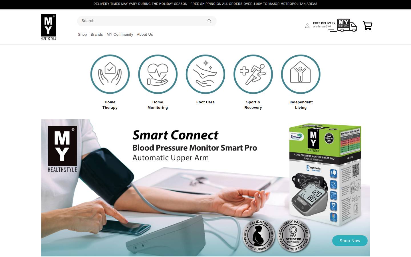 myhealthstyle.com.au homepage screenshot