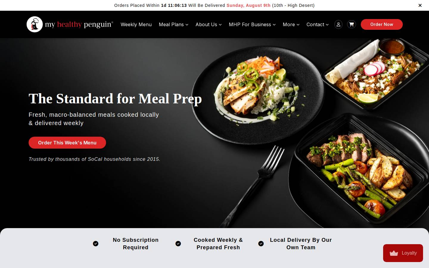 myhealthypenguin.com homepage screenshot