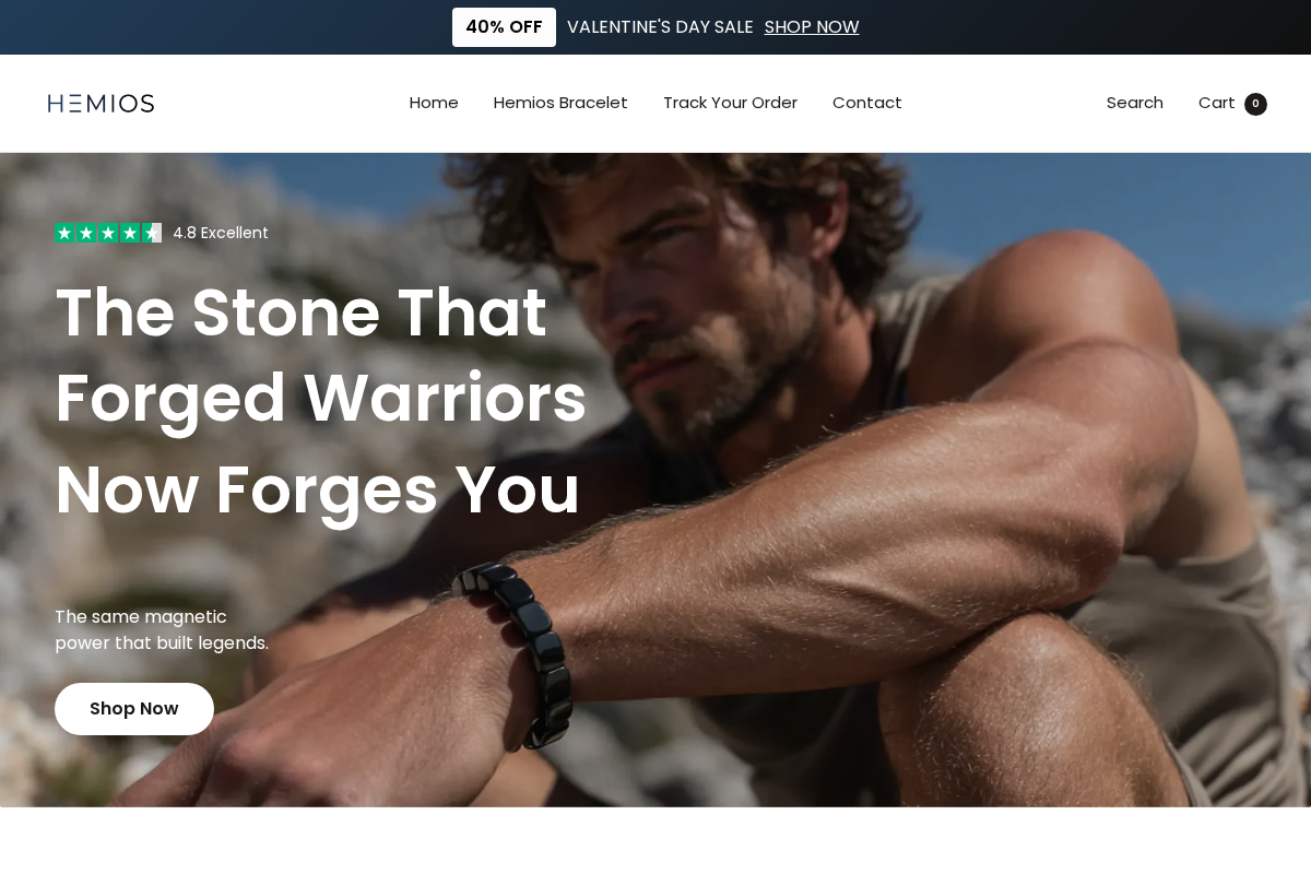 Myhemios homepage screenshot