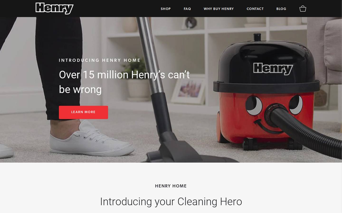 MyHenry homepage screenshot