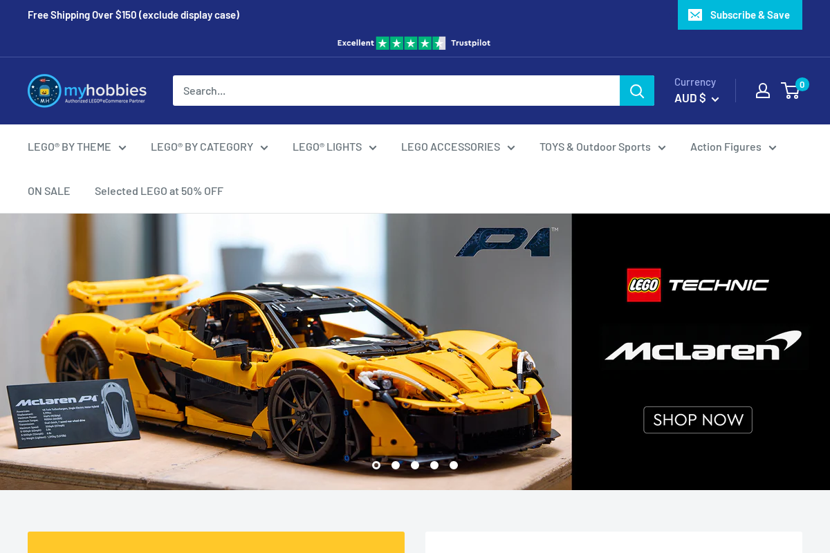Myhobbies homepage screenshot