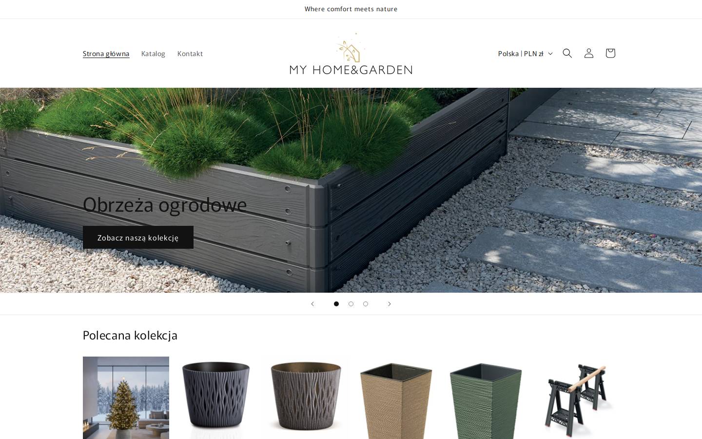 myhomegarden.pl homepage screenshot