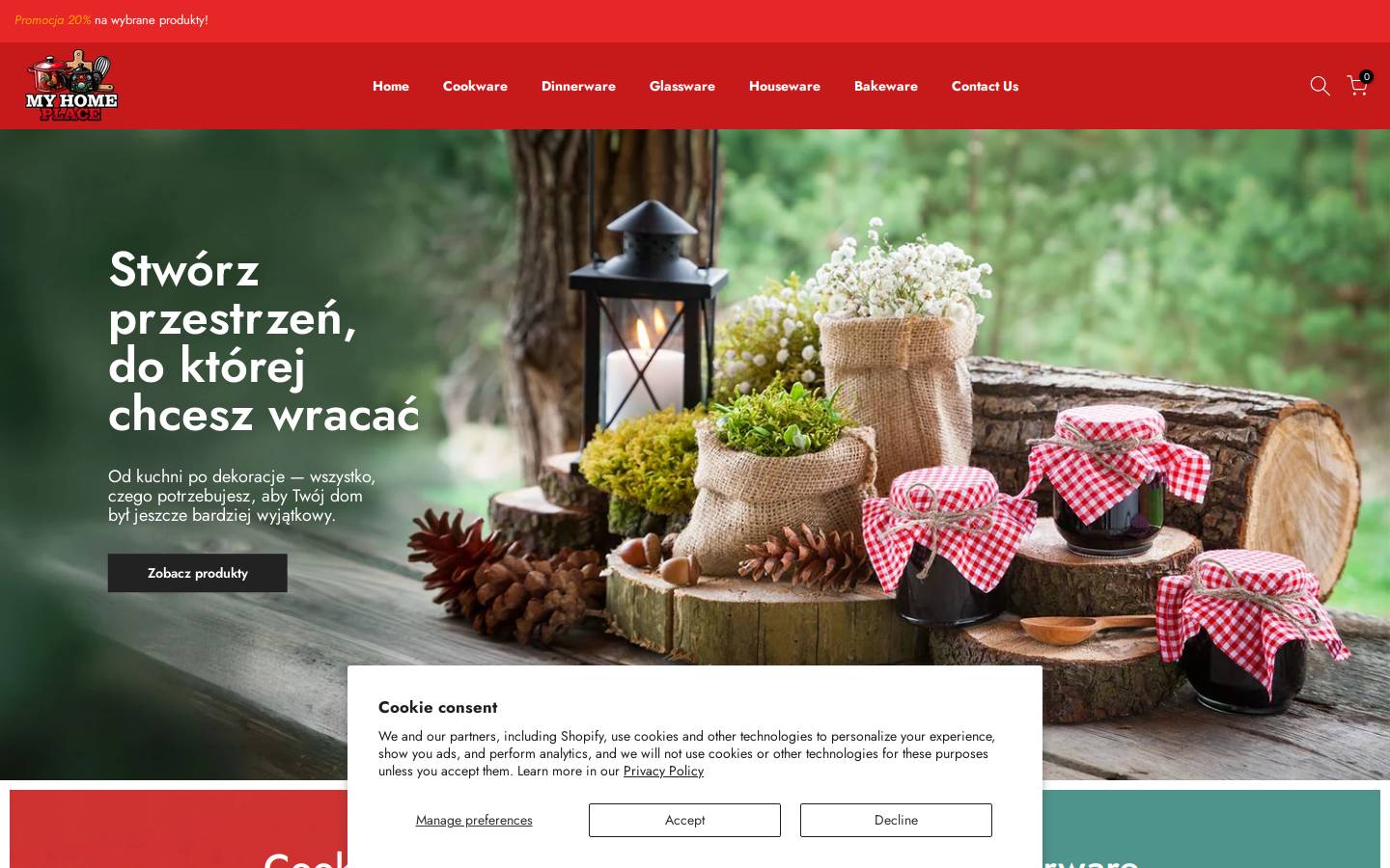 myhomeplacepl.com homepage screenshot