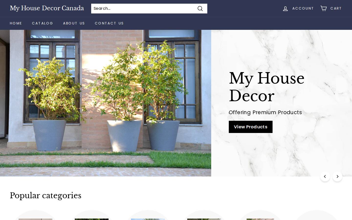 myhousedecor.ca homepage screenshot