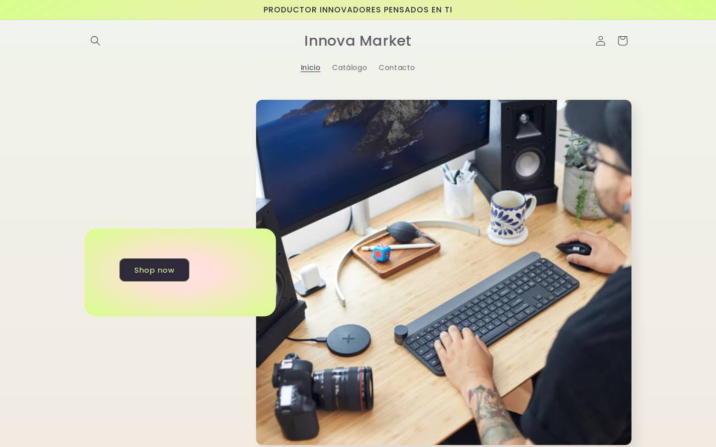 myinnovamarket.com homepage screenshot