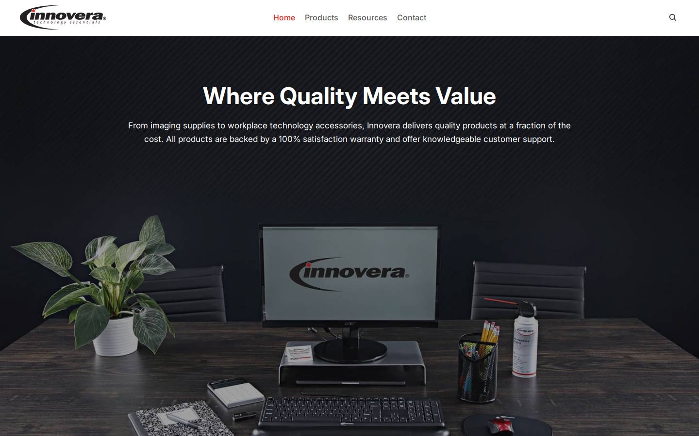 myinnovera.com homepage screenshot