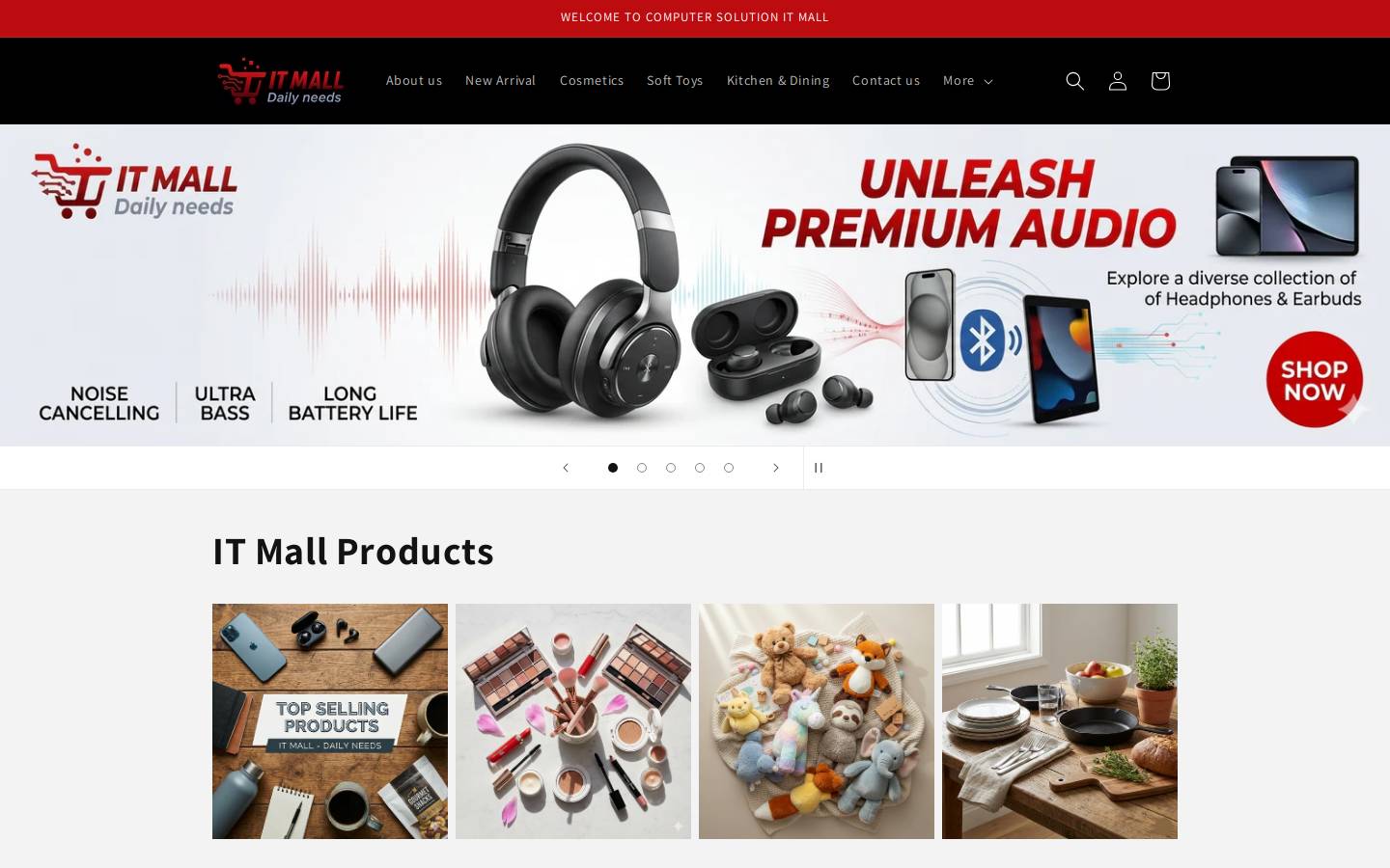 myitmall.com homepage screenshot