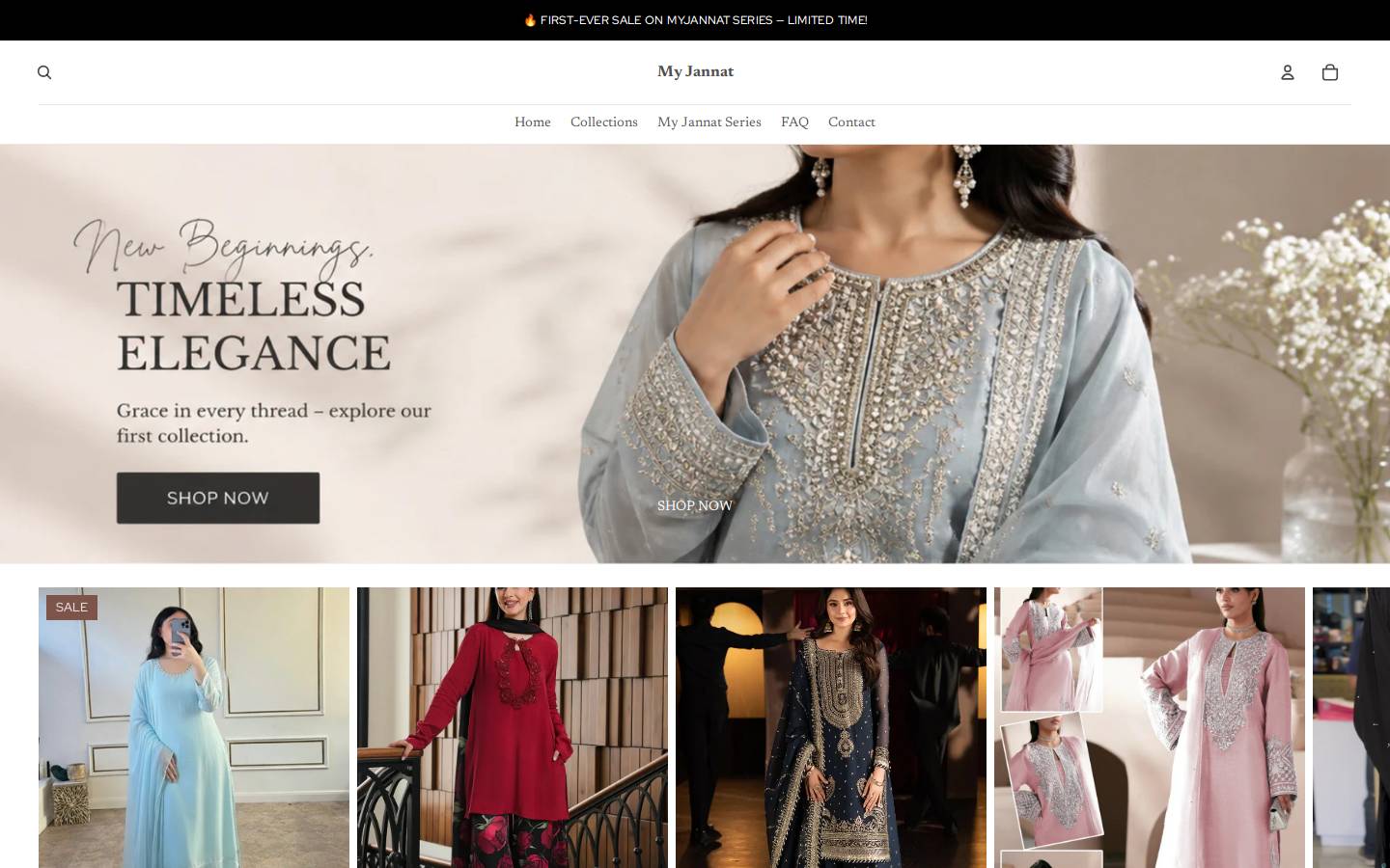 myjannat.ca homepage screenshot