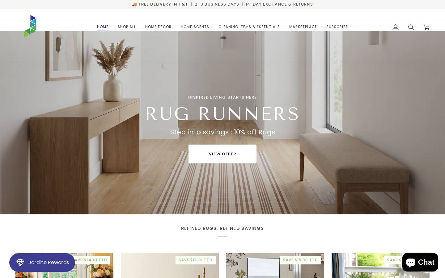 myjardine.com homepage screenshot