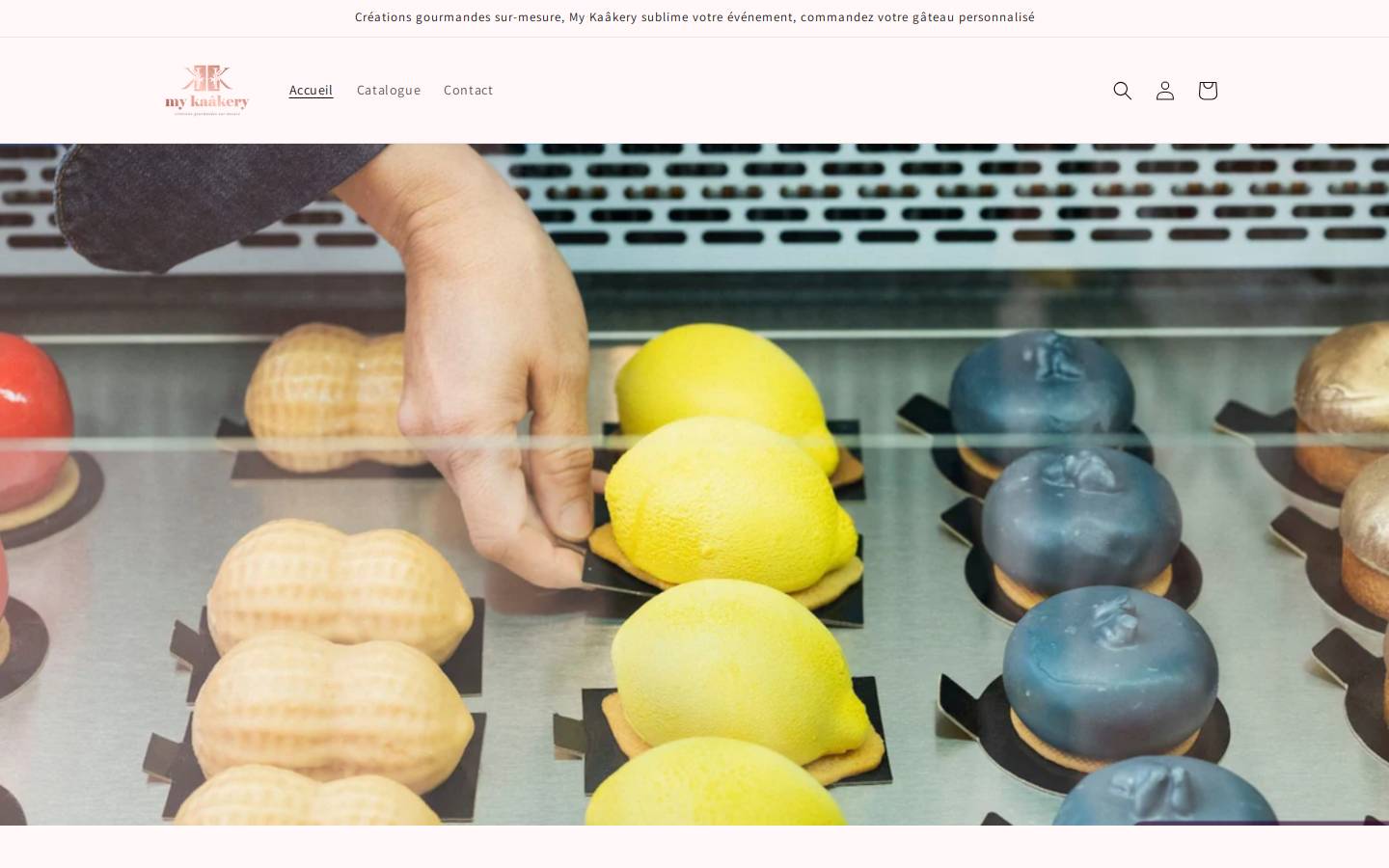 mykaakery.com homepage screenshot