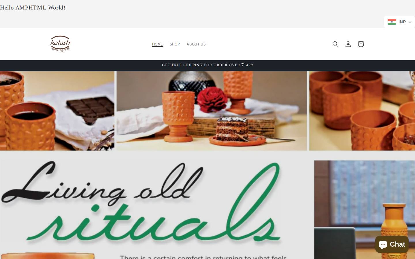 mykalash.com homepage screenshot