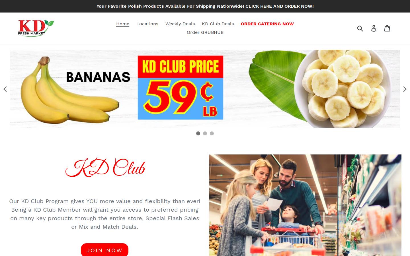 mykdmarket.com homepage screenshot