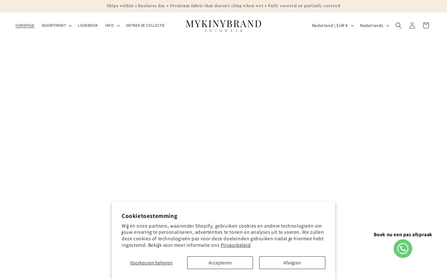 Mykinybrand homepage screenshot
