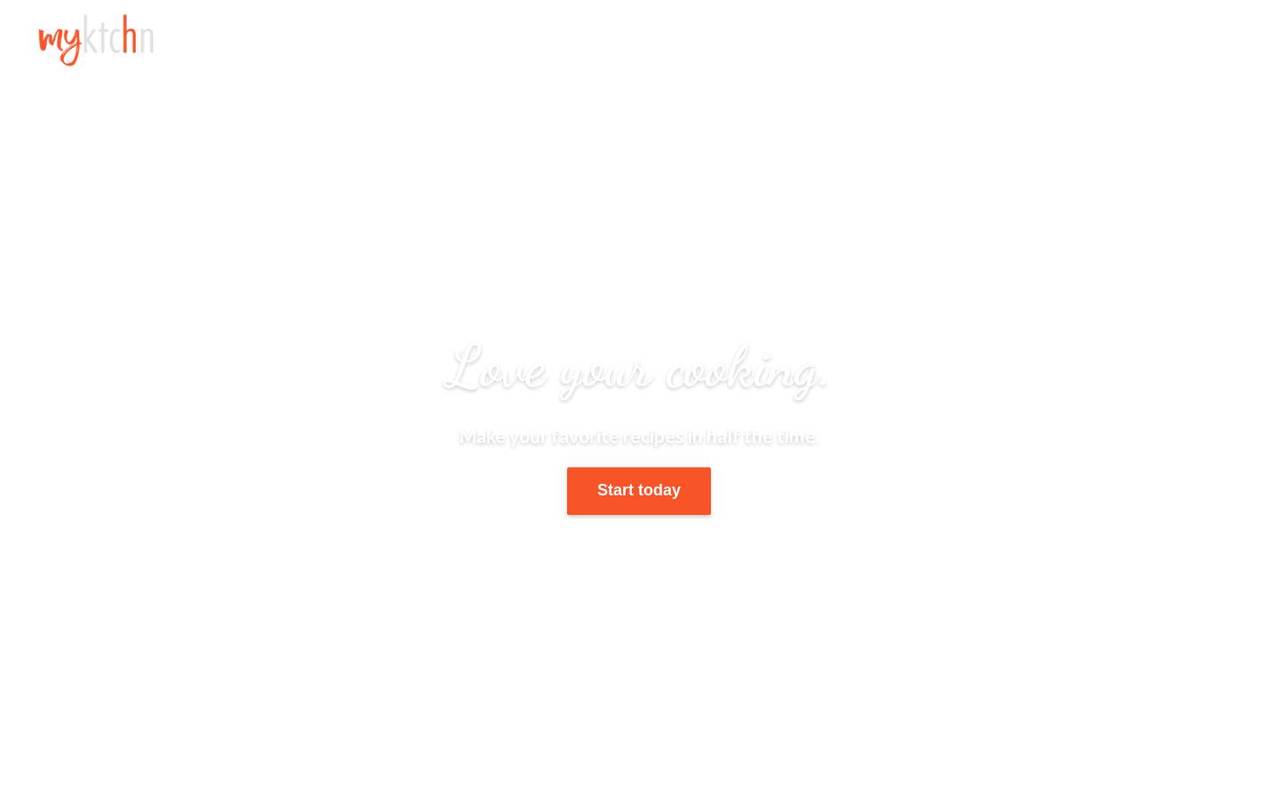 mykitchen.co homepage screenshot