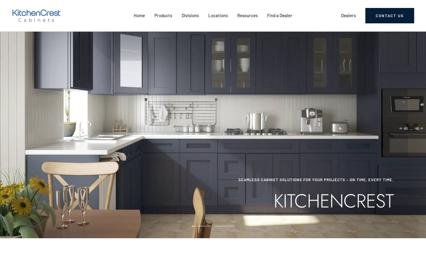 mykitchencrest.com homepage screenshot
