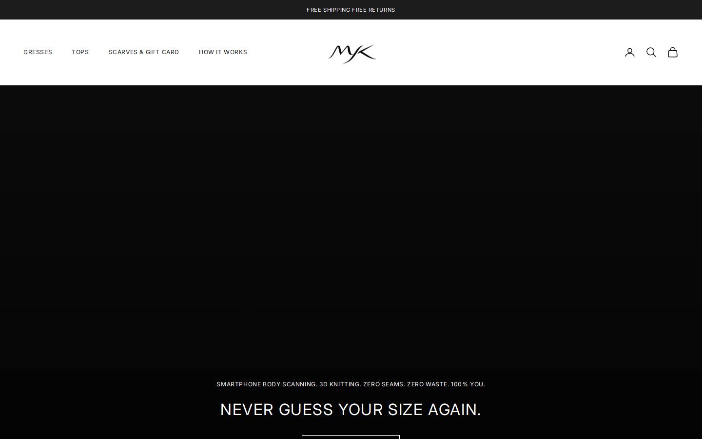 Myknitever homepage screenshot