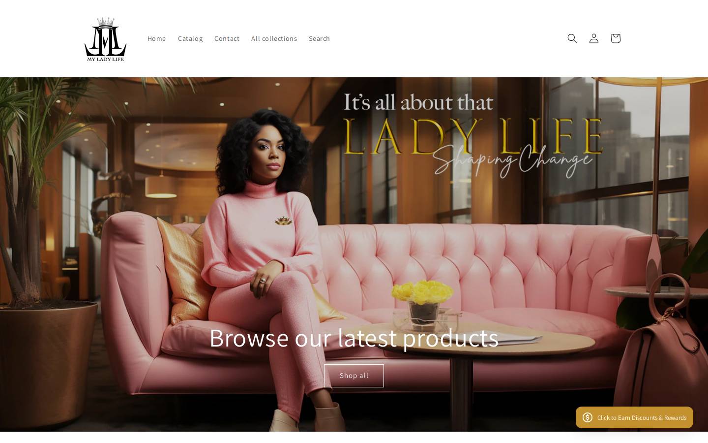 myladylife.com homepage screenshot