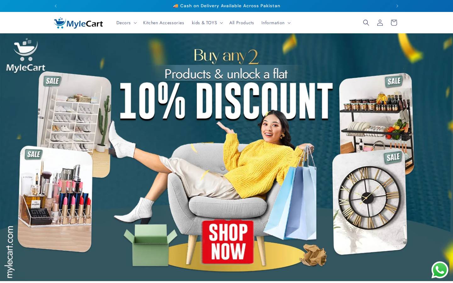 mylecart.com homepage screenshot
