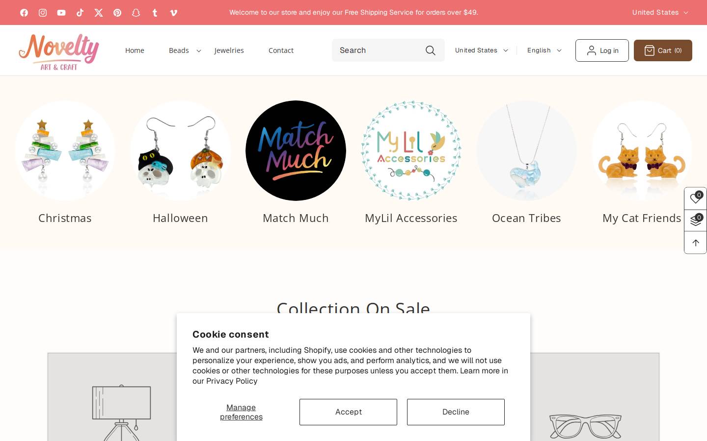 mylilaccessories.com homepage screenshot