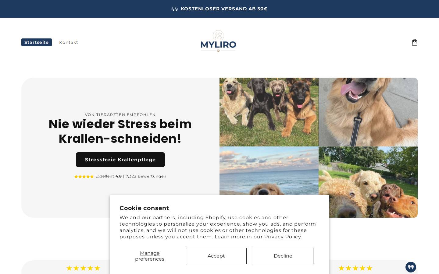 myliro.com homepage screenshot