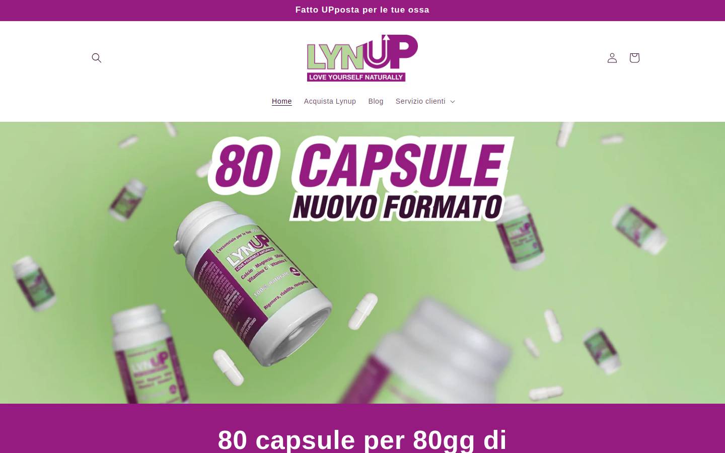 Lynup homepage screenshot