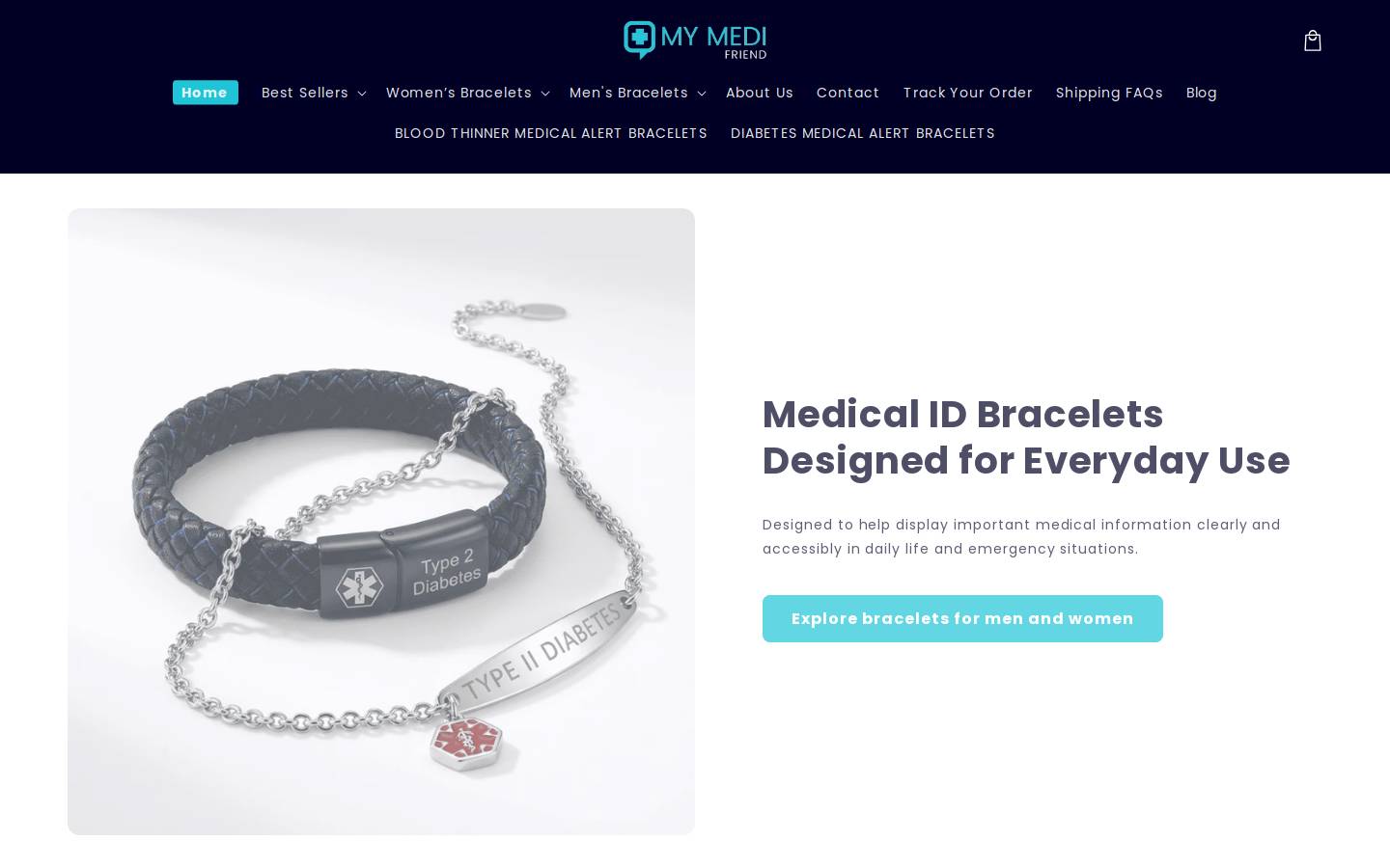 mymedifriend.com homepage screenshot
