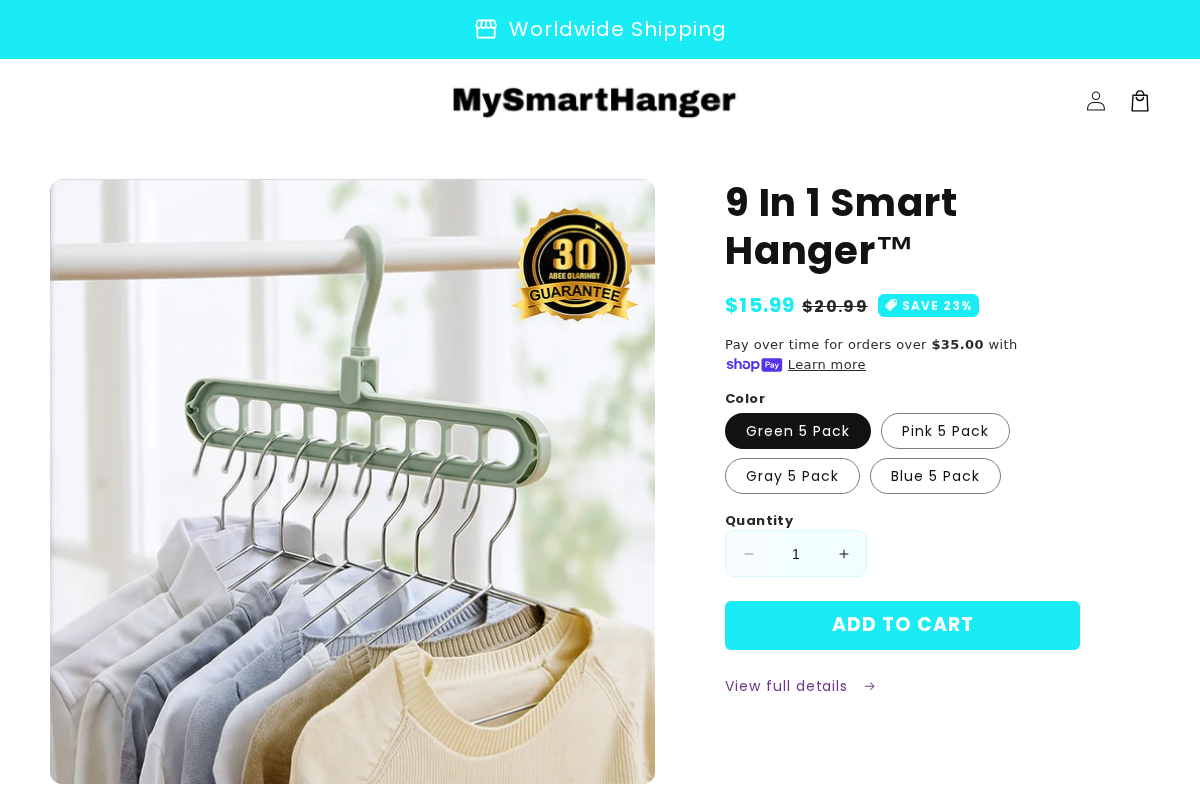 MyMegaHanger homepage screenshot