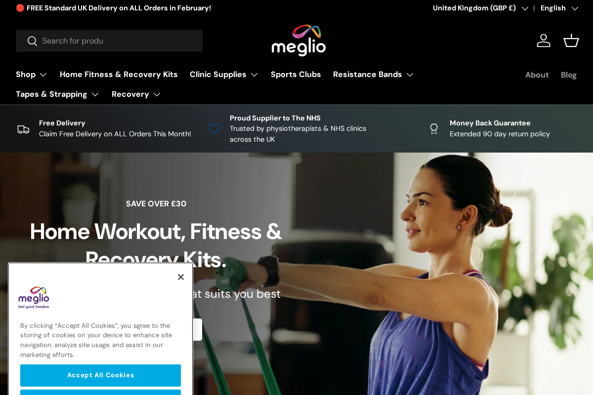 Meglio homepage screenshot