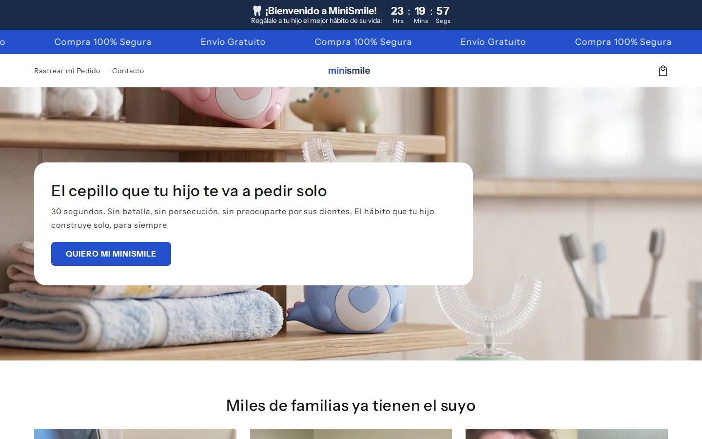 myminismile.com homepage screenshot