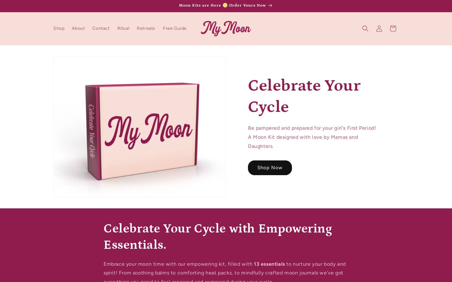 mymoonkit.com homepage screenshot