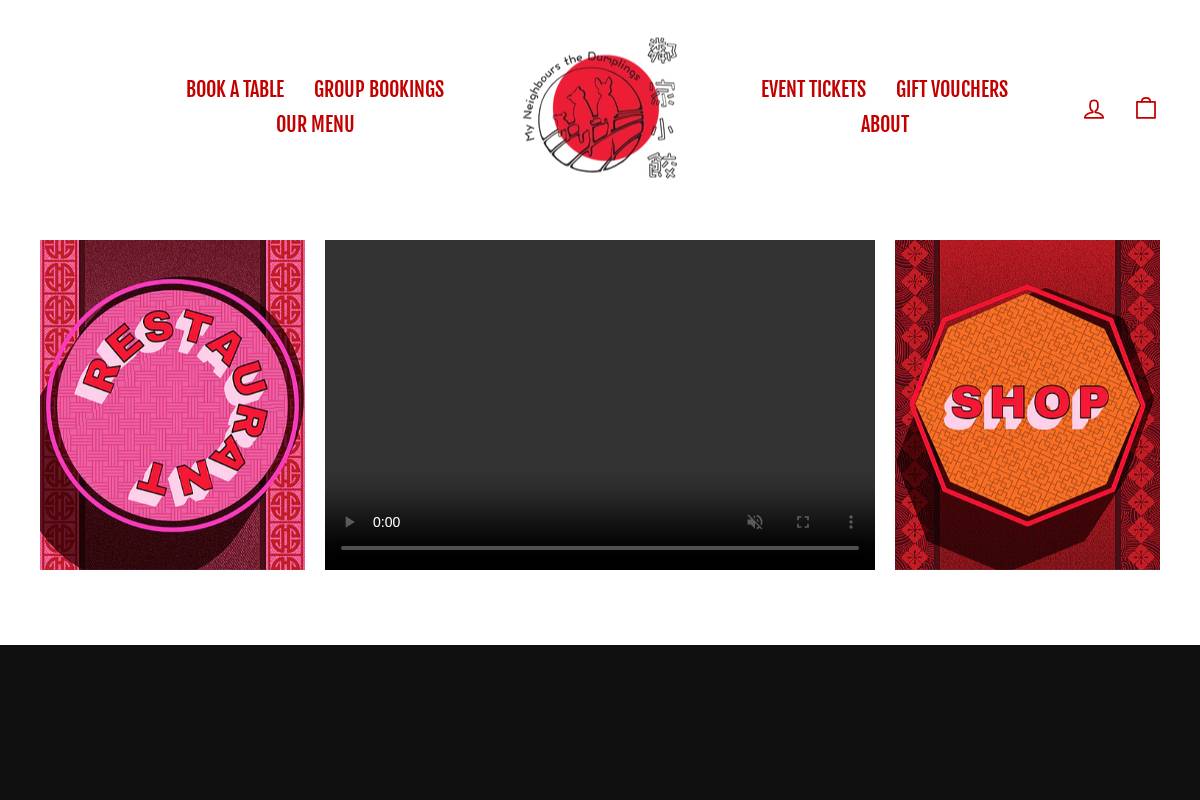 Myneighboursthedumplings homepage screenshot