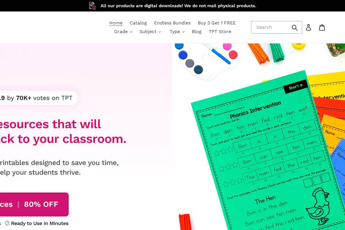 mynerdyteacher.com homepage screenshot