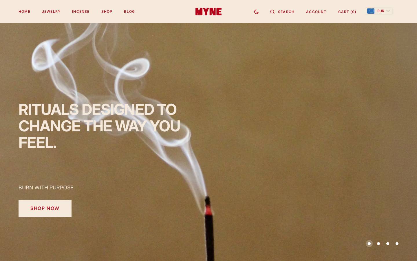 mynethelabel.com homepage screenshot