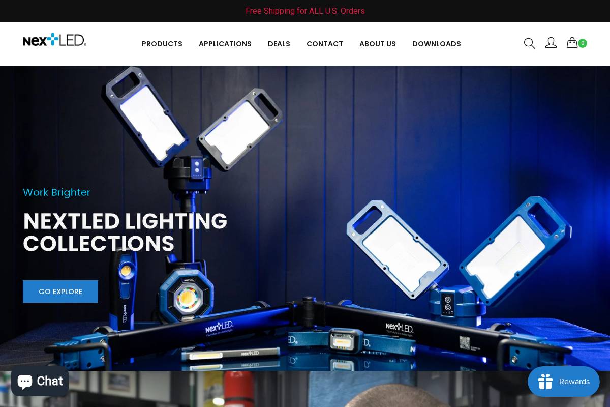mynextled.com homepage screenshot