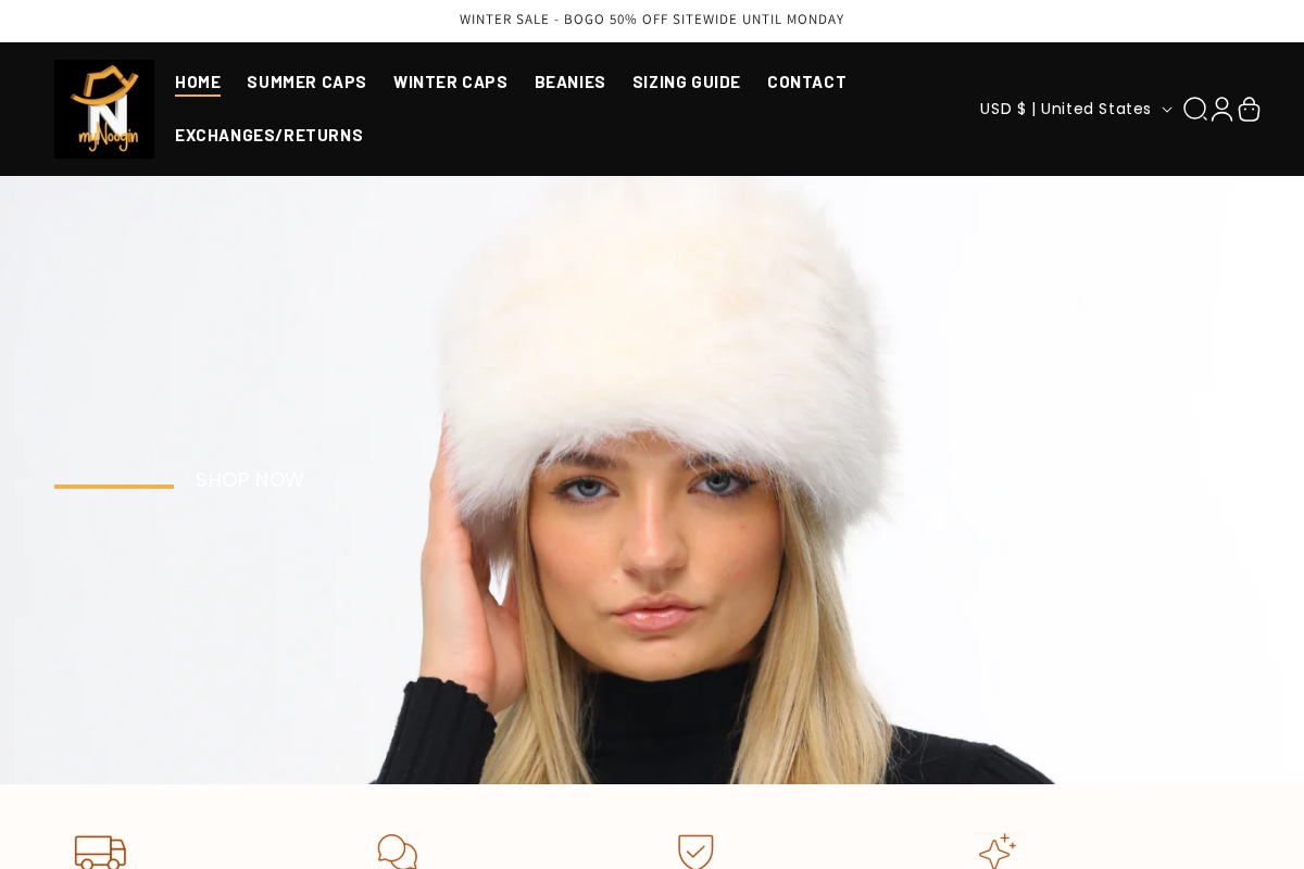 mynoogin.com homepage screenshot