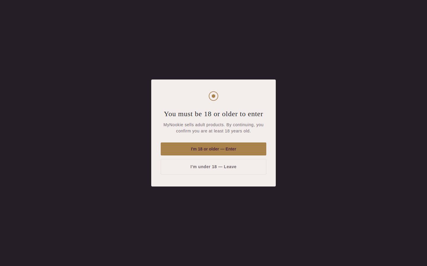 mynookie.com.au homepage screenshot