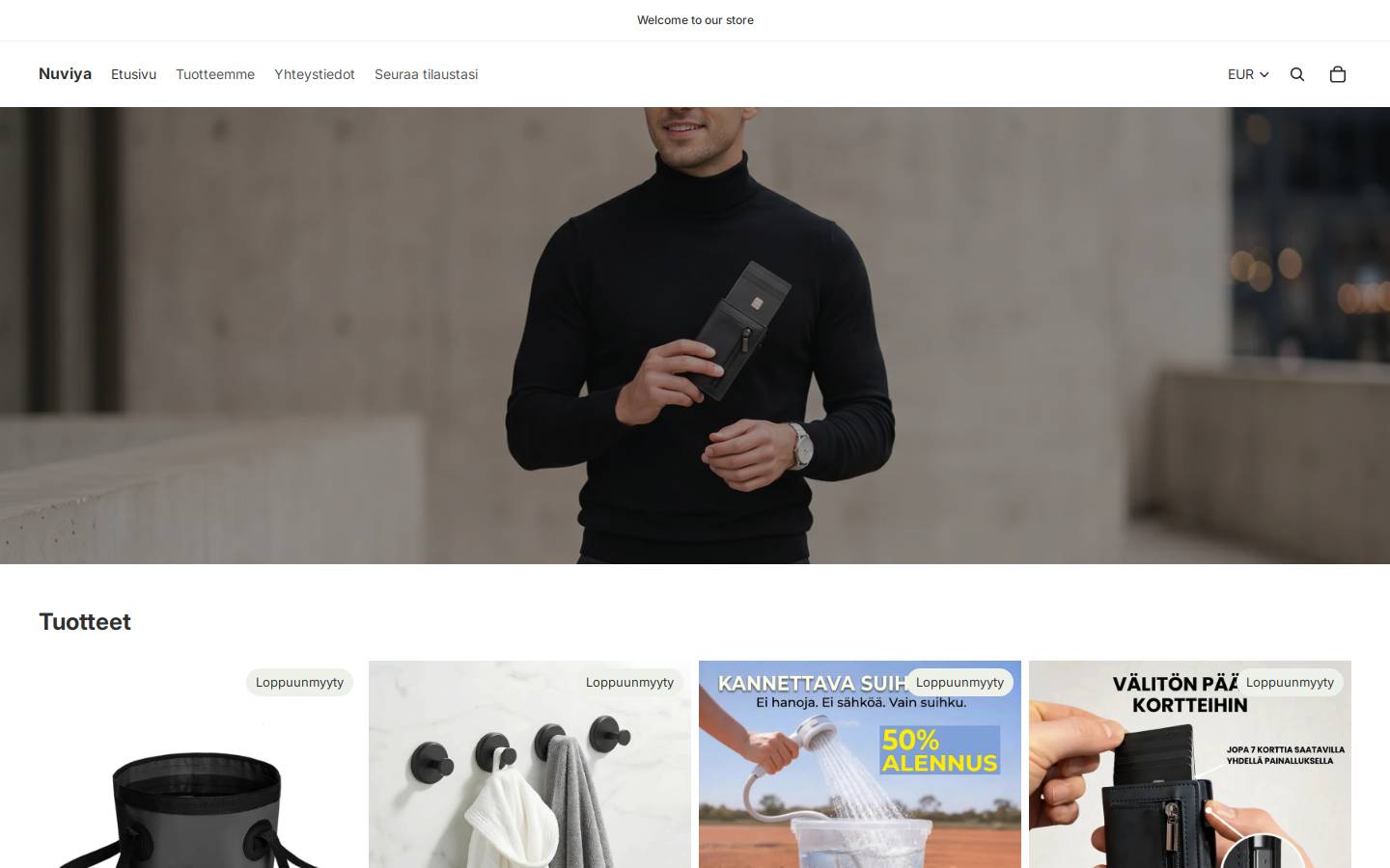 mynuviya.com homepage screenshot
