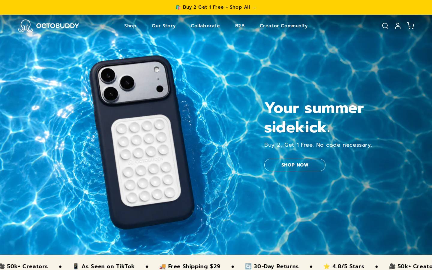 myoctobuddy.com homepage screenshot