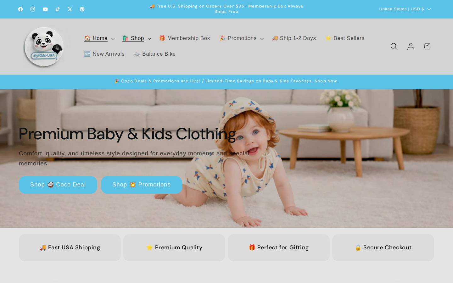 mypandausa.com homepage screenshot