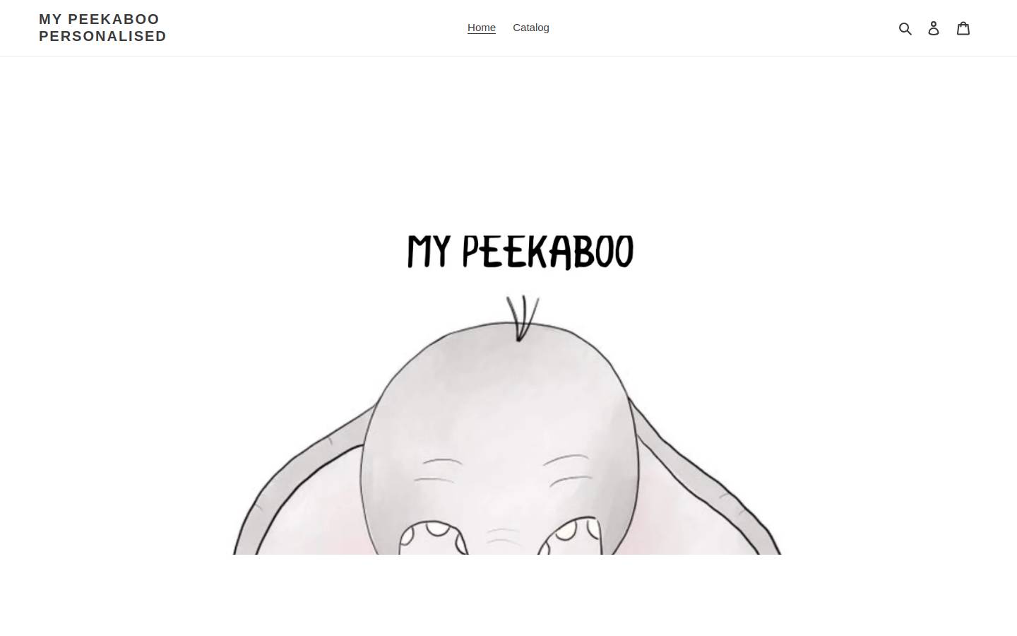 mypeekaboo.com.au homepage screenshot