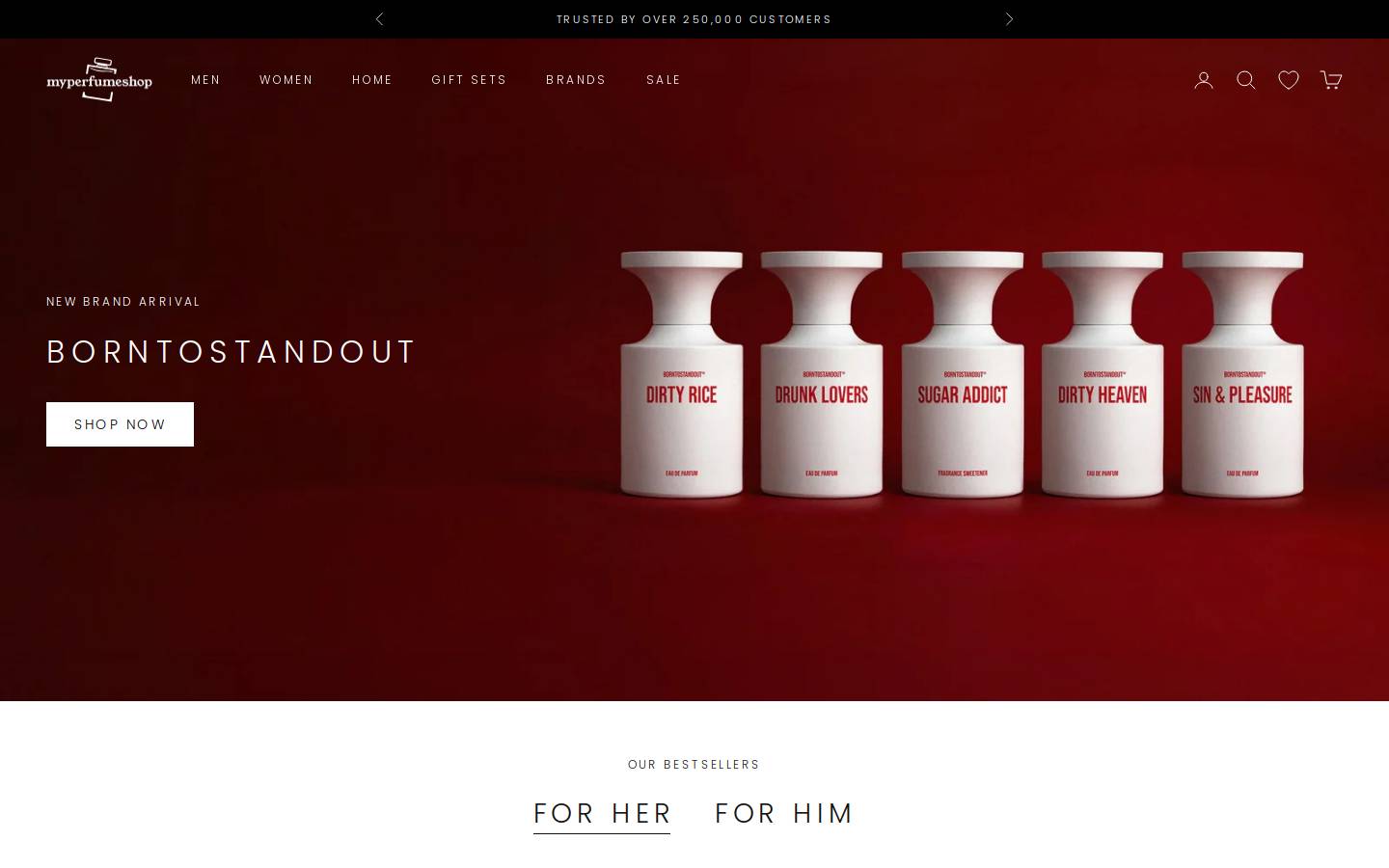 myperfumeshop.eu homepage screenshot