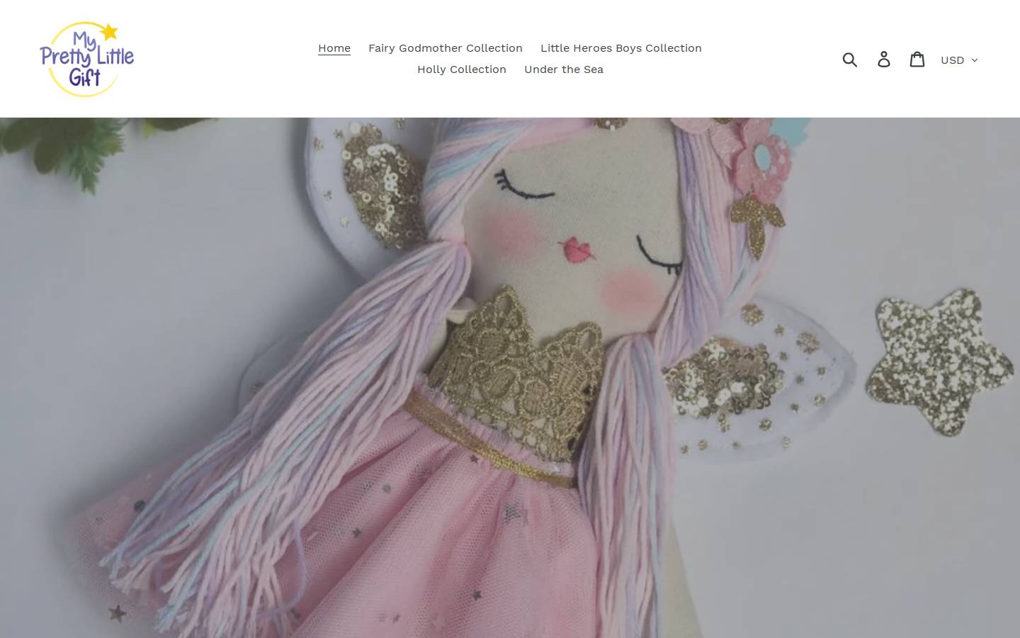 myprettylittlegift.com homepage screenshot
