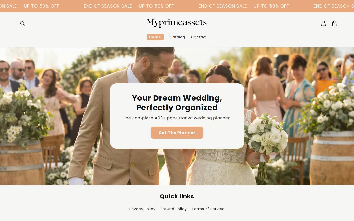 myprimeassets.com homepage screenshot