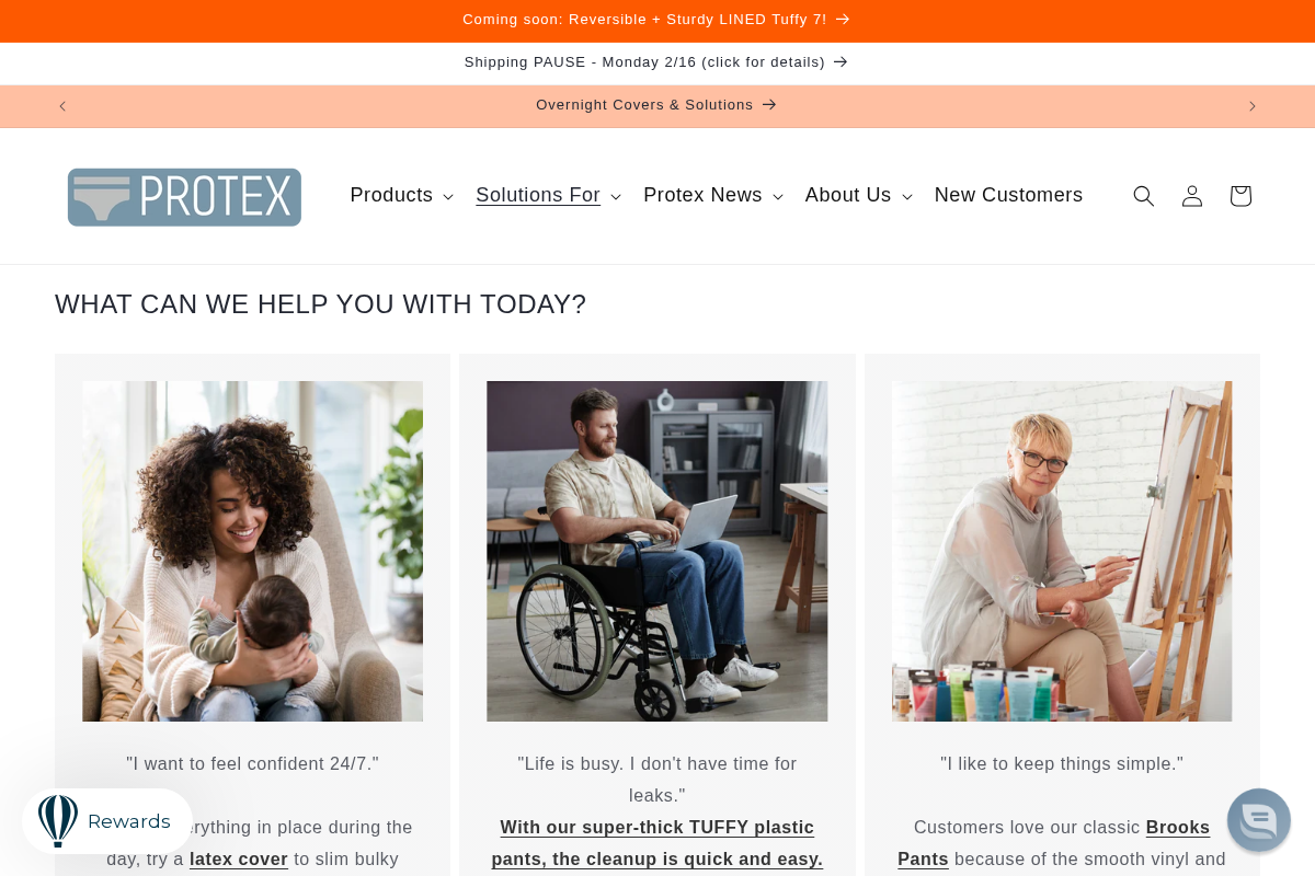 PM homepage screenshot